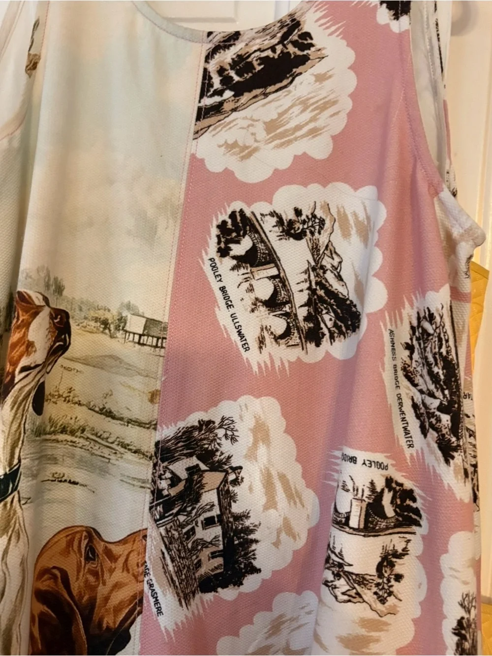 NWT Maeve for Anthropologie Keiko Mini Dress Dogs Medium - Picture 6 of 6